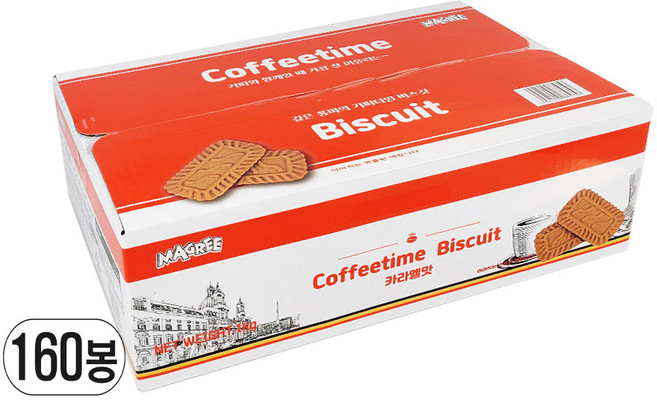 커피타임 비스킷 카라멜맛, 1개, 1kg