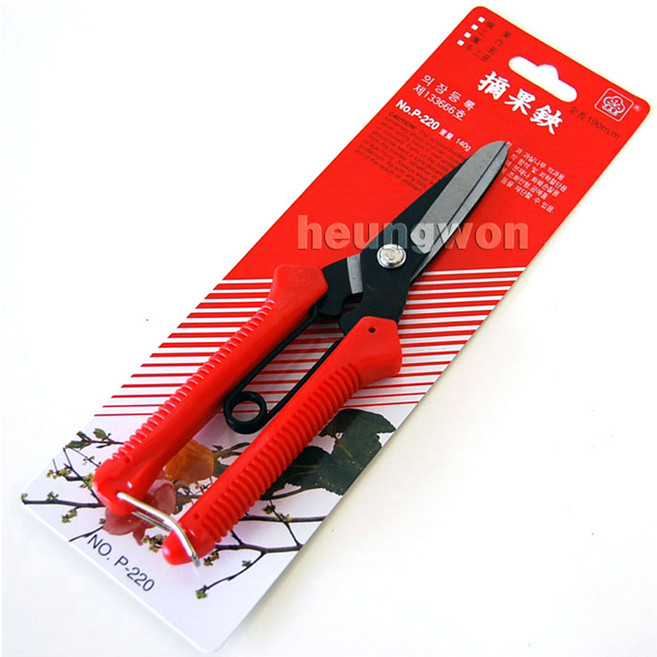 화신 다목적가위 P-300 1810228 전지가위 쪽가위, 1개