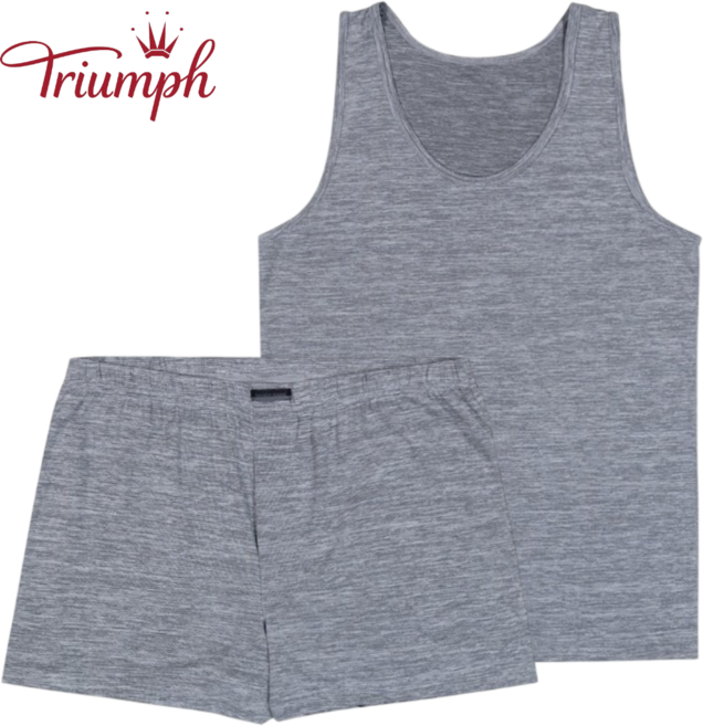 [백화점발송] 트라이엄프 남성 런닝 트렁크 세트 인견 신축성 쿨링감 속옷