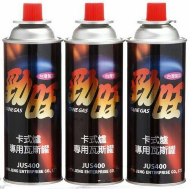 勁旺 卡式爐專用瓦斯罐 16組*3入裝 JUS-400 220g, 1套, 7-11-【6組】