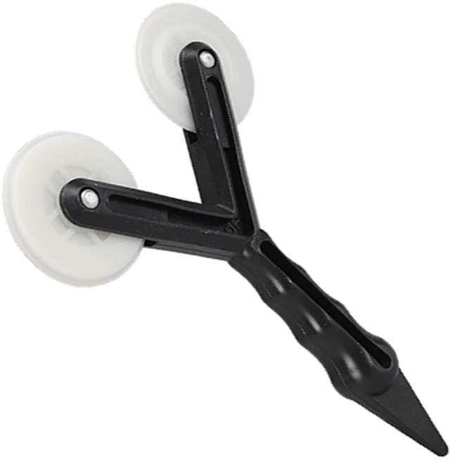 방충망 창틀 작업용 Y형 밀대 롤러 로라 보수 설치, 1개