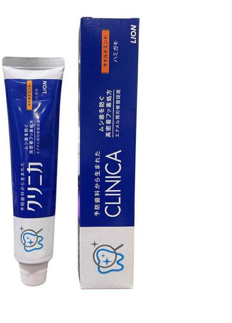 LION 獅王酵素亮白牙膏 - 台灣公司貨, 1個, 固齒佳牙膏130g(深藍)