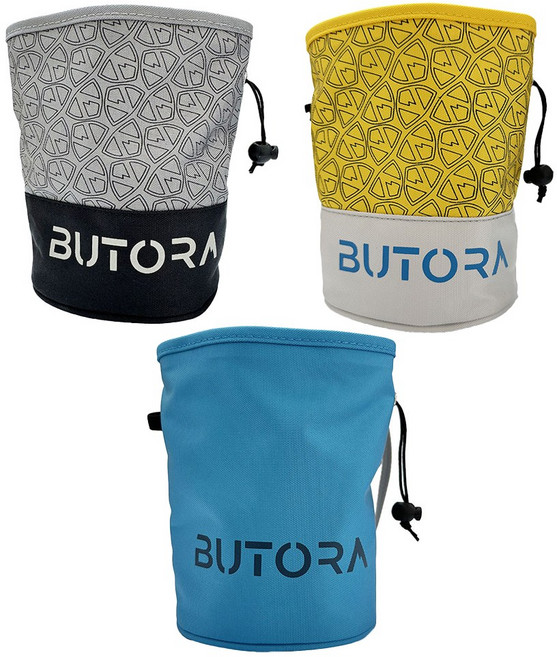 부토라 부토라 뉴 쵸크 백 클라이밍 볼더링 암벽등반 초크 통, 옐로우