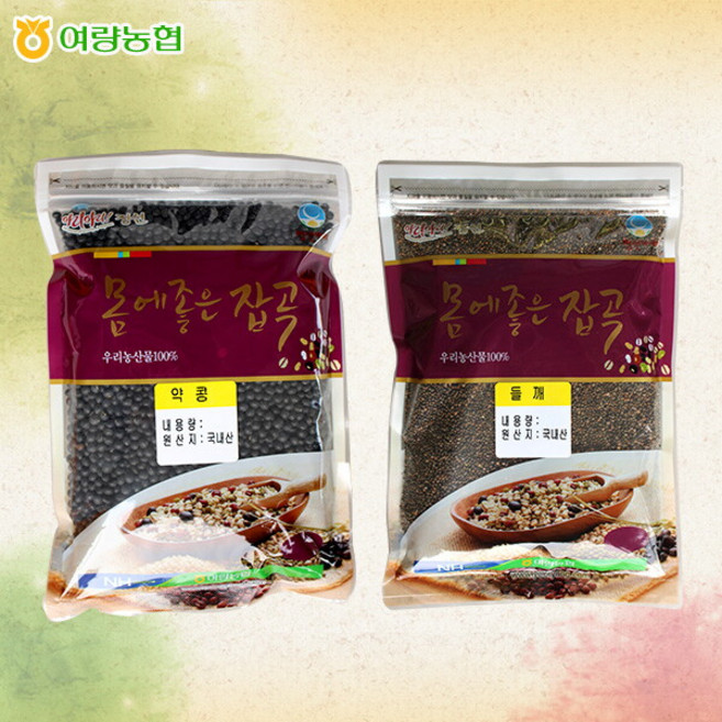 [여량농협] 참조은 약콩1kg+들깨500g(각2봉씩 총4봉), 상세 설명 참조, 상세 설명 참조