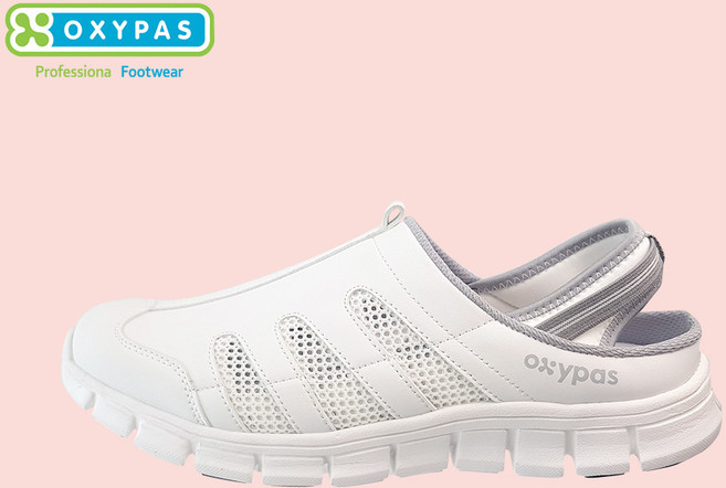 너스뷰티 옥시파스 기능성간호화 남녀공용 샌들형 간호화 NB-3 그레이