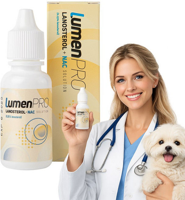 강아지 눈 영양제 백내장 관리 FDA 안전성 입증 성분 미국 직배송 루멘프로, 1개, 10ml