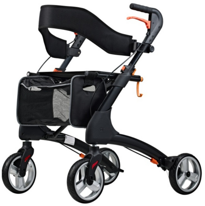 2H메디컬 롤레이터Z 6.5 kg 초경량 - 노인실버카 보행보조기 어르신 유모차, 1개