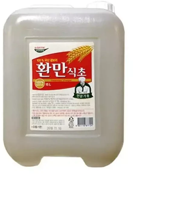 단품배송 롯데 환만 식초 15리터, 1개, 15L