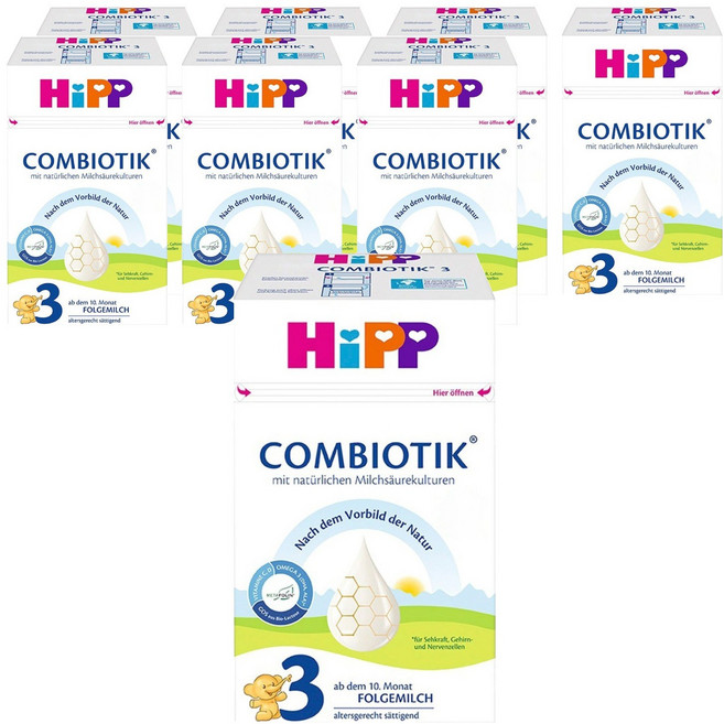 힙 콤비오틱 전분 분유 3단계, 8개, 600g