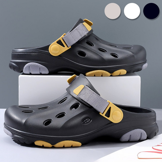 [당일발송] 쿠션감 좋은 슬리퍼 230~280 벅스슬리퍼 샌들 커플 남성 여성 캠핑 슈즈 신발 아쿠아슈즈