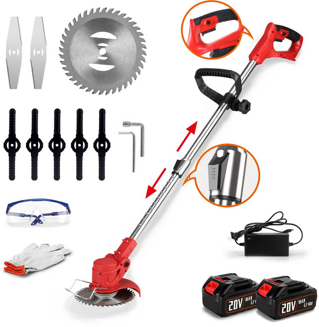 BLBOSOH벨리 보쉬 무선 전동 충전 예초기 제초기, 1개