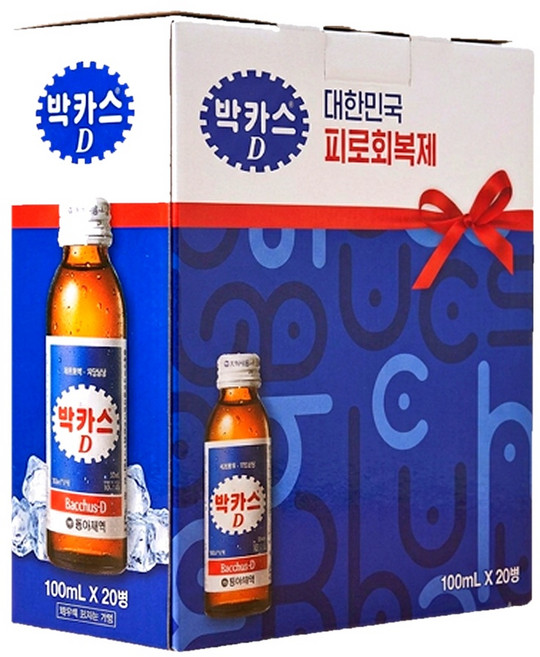 동아제약 박카스D 약국용 피로회복 자양강장 드링크 100ml 20병, 20개입