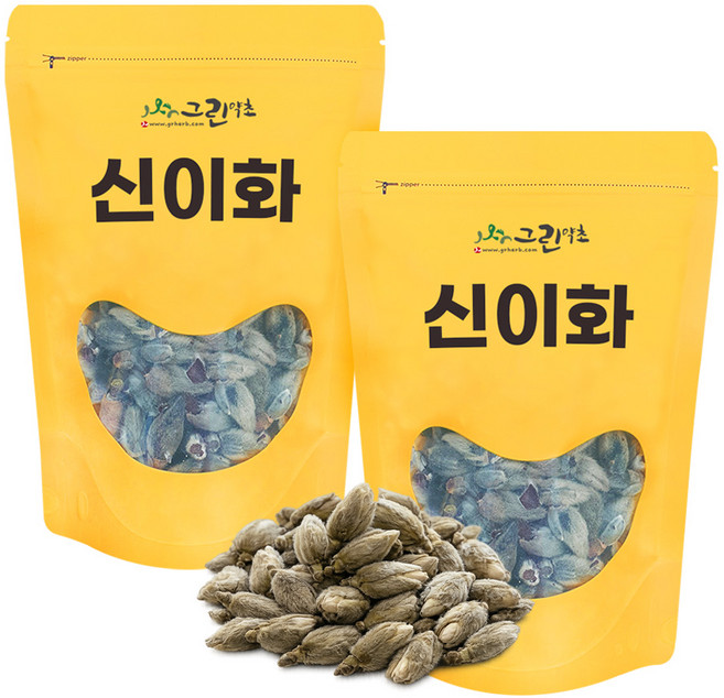 그린약초 자연산 신이화 목련꽃봉오리 100% 50g x 2개, 1개입