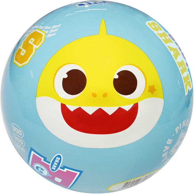 위니코니 핑크퐁 옥토넛 캐릭터 탱탱볼 장난감공 어린이공 소프트볼, 블루, 1개