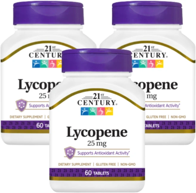 21st Century 라이코펜 25 mg 60 타블렛 3 SET, 60정, 3개 - 쿠팡