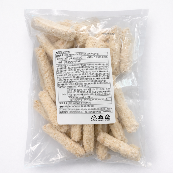 성원 등심 스틱 돈까스, 2개, 990g