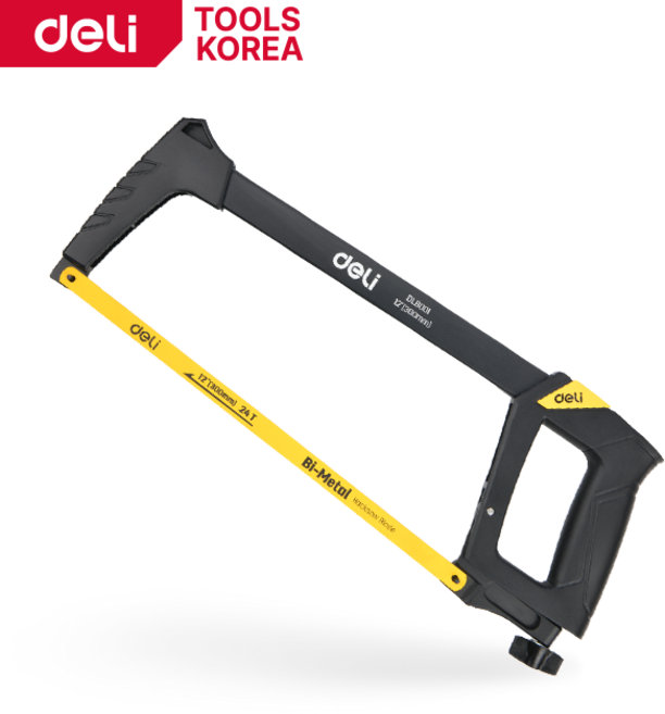 델리툴즈 쇠톱 300mm 알루미늄 바디 줄톱 DL6001, 1개