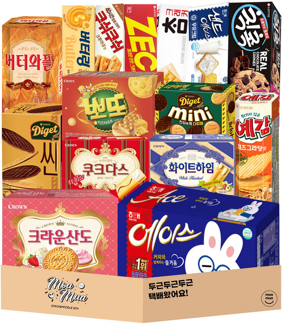 다양하게 골라담은 사무실 비스킷 15종세트, 1개