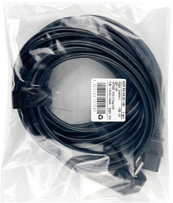 티놀지 국산 AC코드 0.75SQ 10A 파워케이블 전원케이블, 1개, 10m