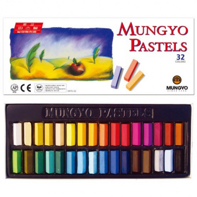 문교 사각파스텔 32색 hib*2214kW