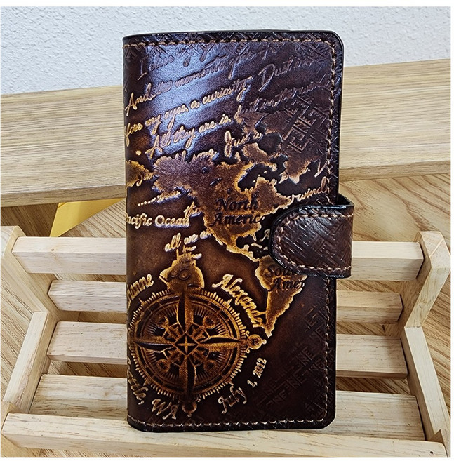 통가죽수제폰케이스 손바느질 안쪽모두 통가죽제작 카드덮개 부모님핸드폰케이스 손염색 엄마 아빠선물 갤럭시s26