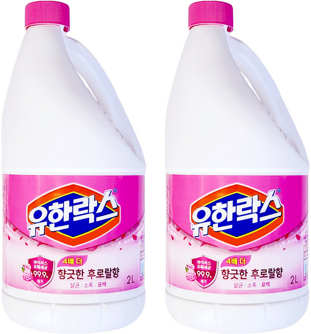 유한락스 후로랄향 2L X 2개