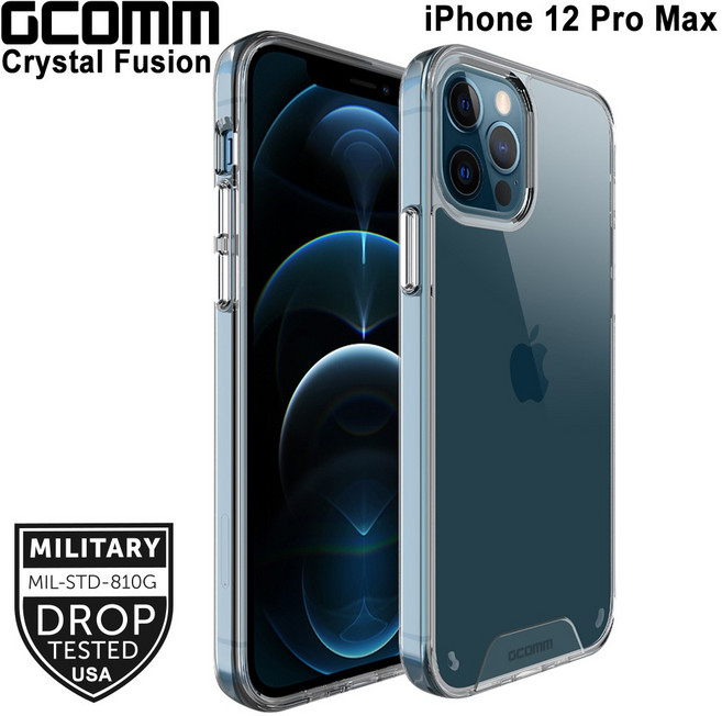 GCOMM iPhone 12 Pro Max (6.7吋) 晶透軍規防摔殼 Crystal Fusion