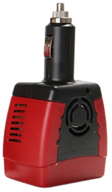 YCYD 車載逆變器 12V轉110V/220V 150W 汽車電源轉換器, 1個, 車用插座-紅邊