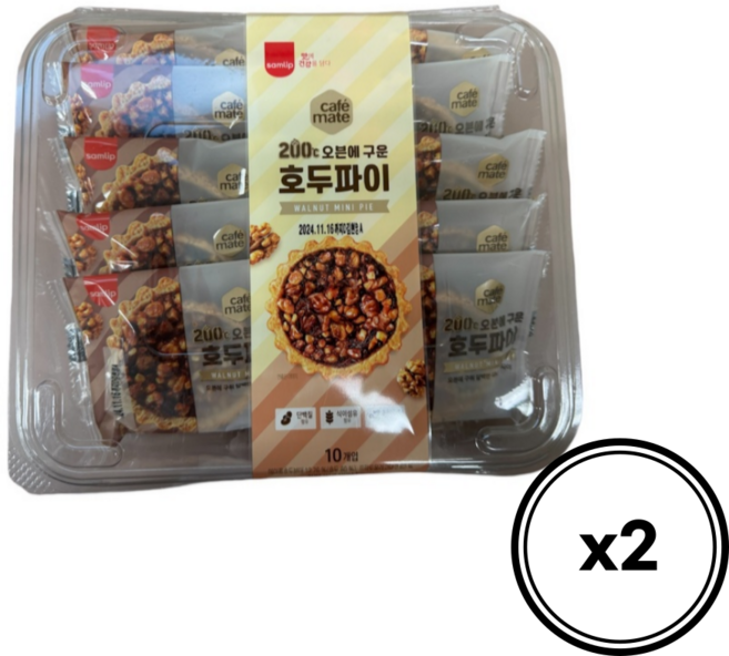 삼립 오븐에 구운 호두파이 10개입, 400g, 2개