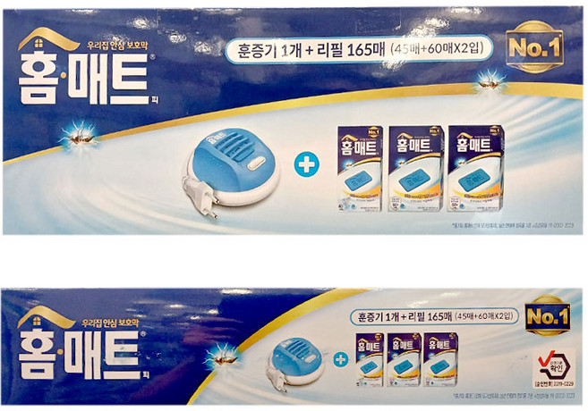 COSTCO 코스트코 홈매트 세트(히터1+리필 180매), 1개