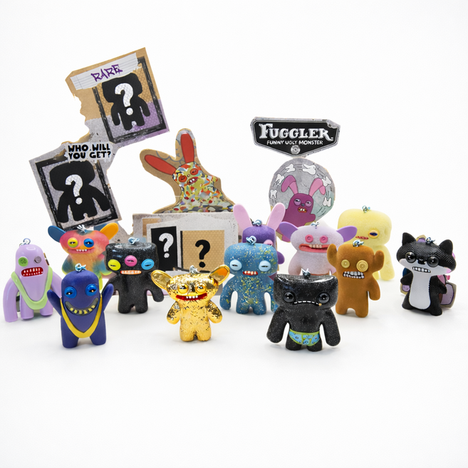 퍼글러 캐릭터 키링 몬스터 피규어 선물 생일 랜덤 온이음파우치, 복불복, 1개