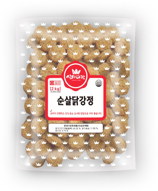 식자대감 순살닭강정 2kg 업소용 대용량, 1개