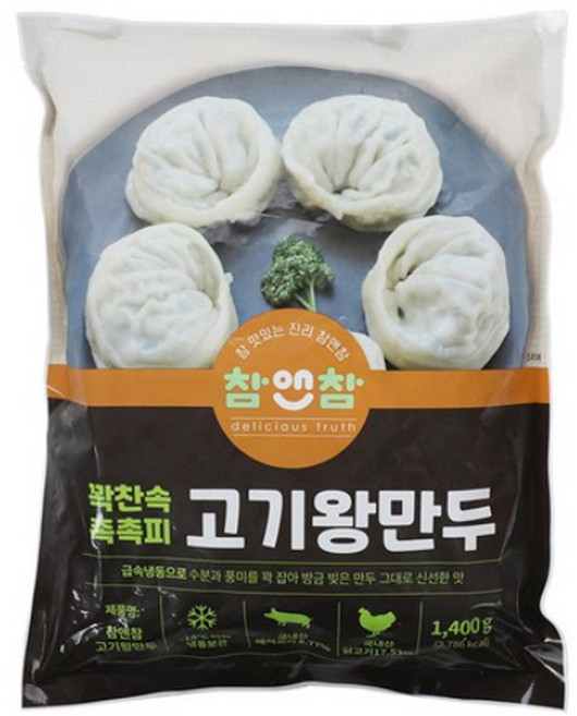 취영루 참앤참 고기왕만두1.4kg, 2개, 1.4kg