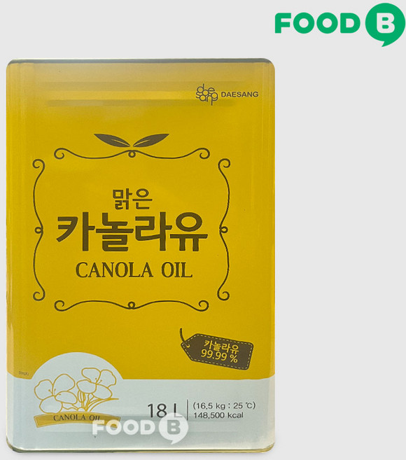 대상 맑은 카놀라유 18L, 1개