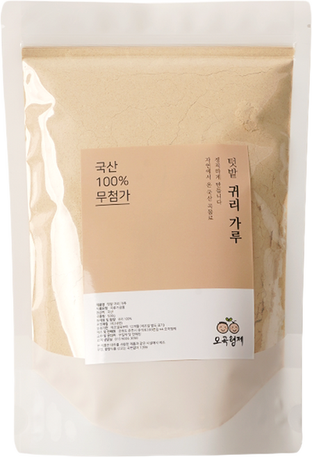 오곡형제 국산 귀리가루 500g 미숫가루 식사대용선식, 1개