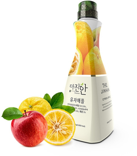 웰파인 더진한 유자애플 농축액, 1.5kg, 3개