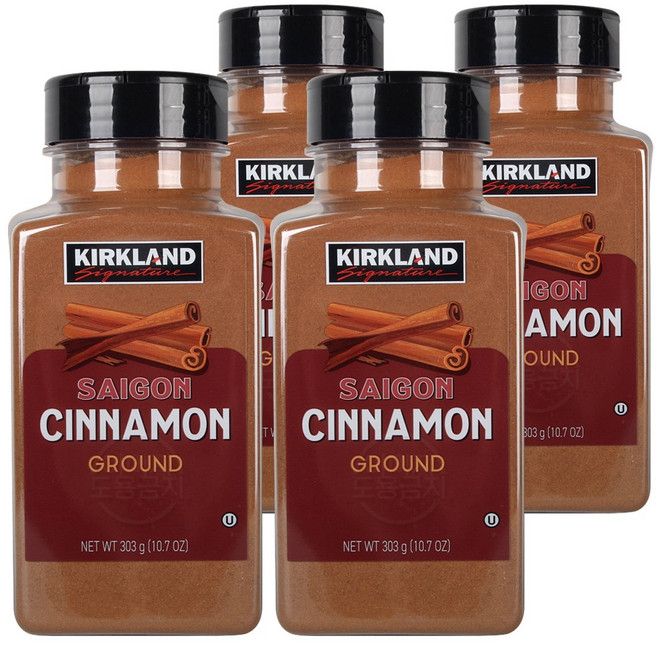 커클랜드시그니춰 시그니춰 그라운드 사이공 시나몬 계피가루, 303g, 4개