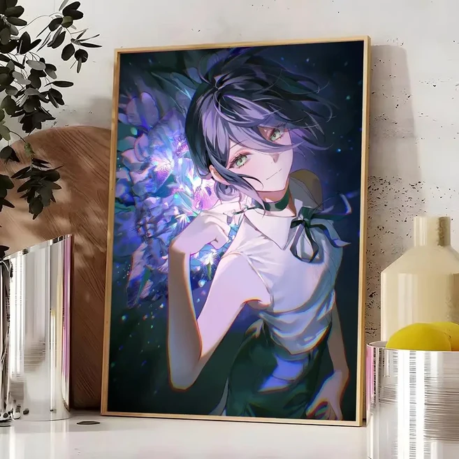 비디오 게임 D-데드 스페이스 페인팅 캘리그래피 방수 미적 벽 예술 디자인 거실 침실 홈 장식, 21X30cmFrameless, 04 Black5