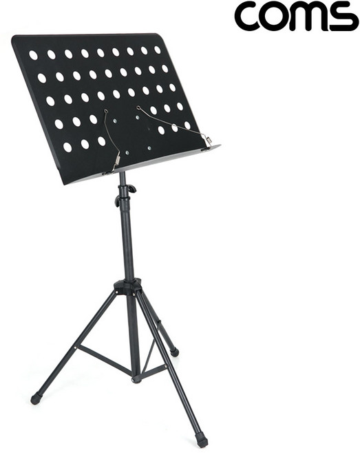Coms 전문가용 보면대 악보대 고급형 최대 150cm 악보지지대 악보받침대 거치대 TB777, 1개