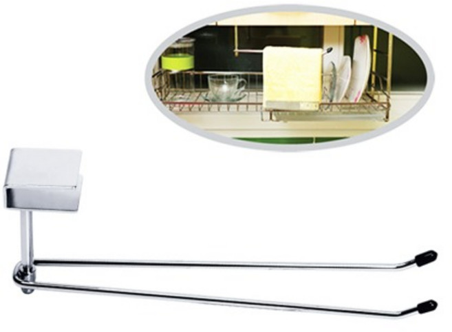 DAMDA 회전식 행주걸이 클립형 타올걸이, 1개