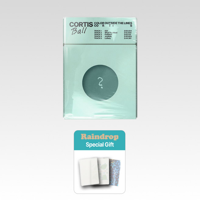 [특별사은품] 코르티스 앨범 1집 COLOR OUTSIDE THE LINES CORTIS BALL ver (아웃박스+코르티스볼+CD+포토카드+포토카드봉투), 1CD