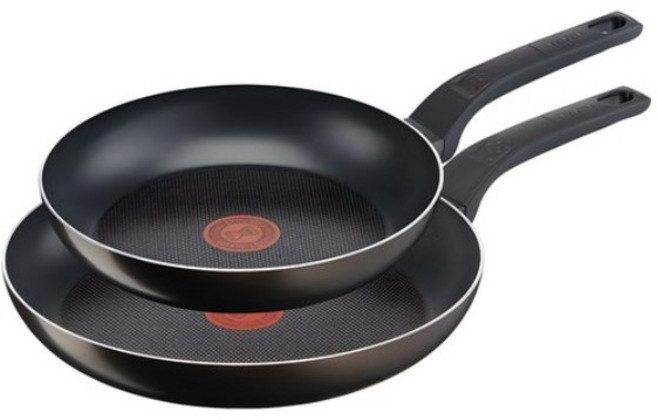 테팔 티타늄 1X 액티쿡 프라이팬 세트 2개, 블랙커피, 프라이팬 24cm + 28cm, 1세트