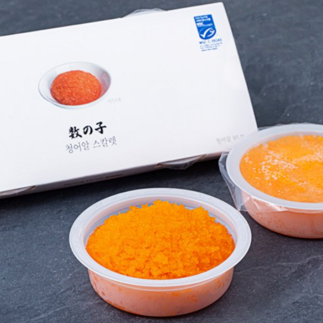 고래미 청어알 소포장 레드 골드 2종 160g, 골드(노란색), 1개