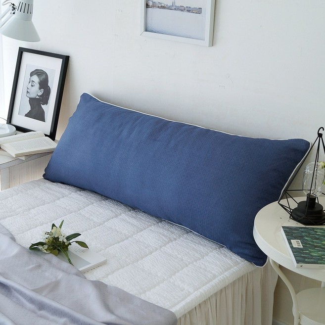 시원한 인견 헤드쿠션 (3색) 싱글, 네이비블루