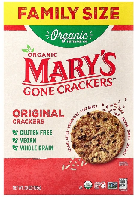 Mary's Gone Crackers Original Crackers 7 oz 198 g, 198g, 1 - 쿠팡