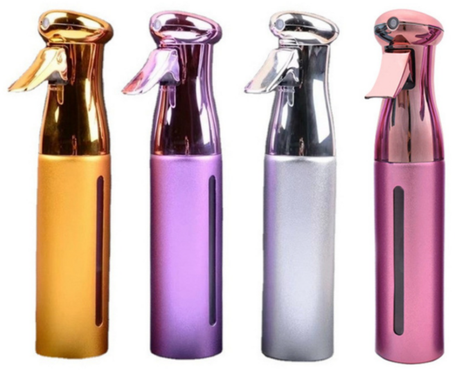 오지엘 만수르 미용실 헤어 분무기 소형, 1개, 실버