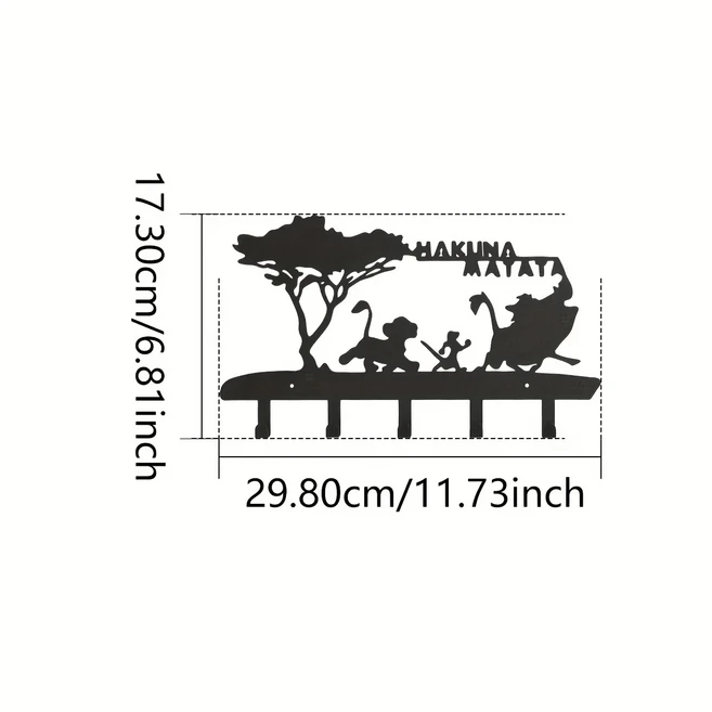 문짝지그 개 금속 홀더 벽걸이형 고리 블랙 메탈 정리대 행거 홈 데코, 01 TY006