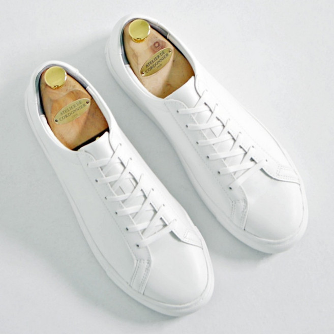 마이오레더 컴포트 스니커즈 남성 흰색 정장 신발