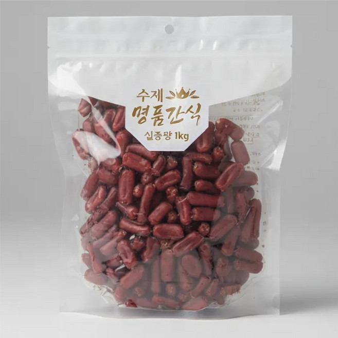 명품수제간식 비엔나소세지 시리즈, 1개, 1kg, 오리