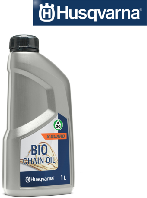 허스크바나 최상급 체인 오일 1L 엑스가드 충전톱 엔진톱 친환경식물성 초고점착성 응고방지, 1개